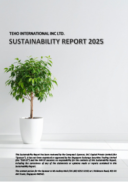 Sustainability Report 2025